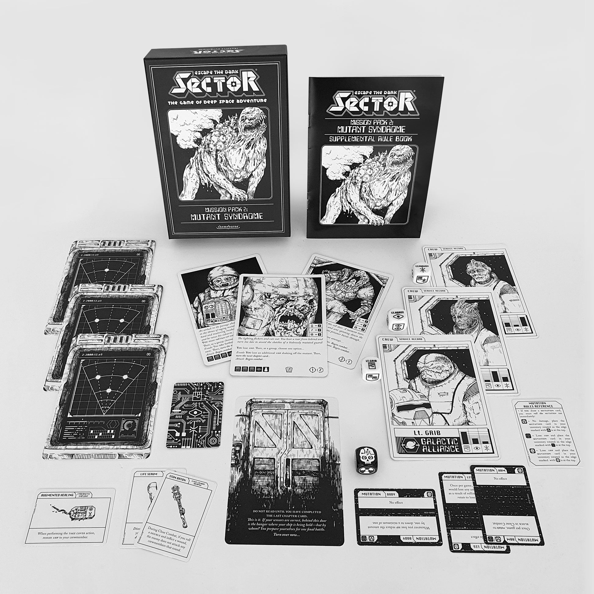 Escape The Dark Sector - Sindrome Mutante (Pack Missione 2) - Gioco Cooperativo - 14-99 Anni - 1-4 Giocatori - 45min - Edizione Italiana (Espansione Escape The Dark Sector - Sindrome Mutante (Pack Missione 2) - Gioco Cooperativo - 14-99 Anni - 1-4 Giocatori - 45min - Edizione Italiana (Espansione